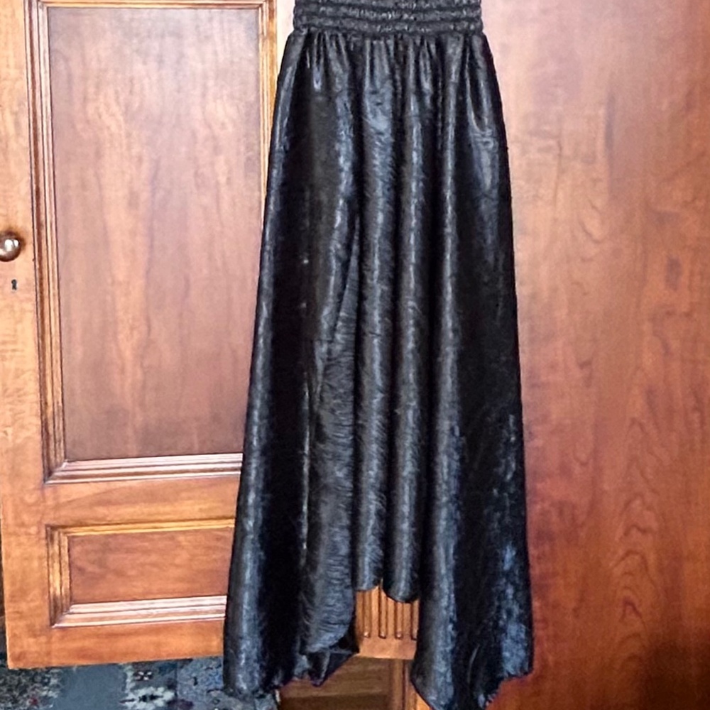 Miro Black Harem Jumpsuit, One Cross Strap, Size 38